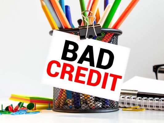 Refused a loan because of poor credit score