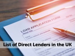 List of Direct Lenders in the UK